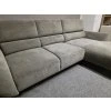 Elektricky rozkládací rohová sedačka ALLISSON manšestr