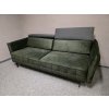 Nový zelenošedý rozkládací gauč