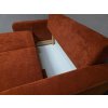 Nový rozkládací gauč VALERIA cihlový