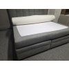 Nová šedá boxspring postel CLASIK 180x200 cm