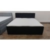 Nová černá boxpostel BOXI1 200x200 cm