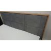 Nová šedá boxpostel LOLLI 1 - 160x200 cm