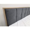 Nová boxspring postel LOLLI 7 - 180x200 tmavě šedá