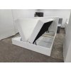 Nová boxspring postel MOETI KING 160x200 cm bílá