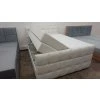 Nová bílá boxspring postel BRUGO -Z KING 160x200 cm