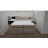 Nová béžová boxspring postel ARDENI KING 180x200 cm