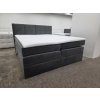 Nová boxspring postel ARDENI KING tmavě šedá 180x200 cm