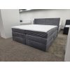 Nová boxspring postel ARDENI KING 180x200 šedá cm