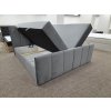 Nová boxpostel BOXI 1 Z 180x200 cm šedá