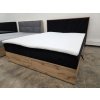 Nová černá boxpostel LOLLI 6 - 160x200 cm