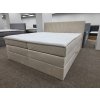 Nová boxspring postel MILTION KING 180x200 cm béžová