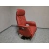 Nové kožené elektricky polohovací křeslo NILS OLSEN červené