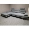 Rohová sedací souprava SCARLET šedá