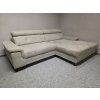 Rohová rozkládací sedačka FRIEDA béžová