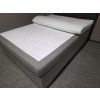 Nová boxspring postel DUKE 140 šedá