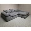 Nová rohová sedačka LIANEA tmavě šedá