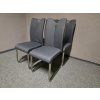 Nová 4x šedá židle ARTOS