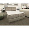 Nová vysoká boxspring postel světle hnědá