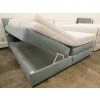 Nová boxspring postel OSCHMANN modrá