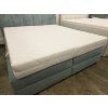 Nová boxspring postel OSCHMANN modrá