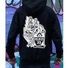 PANSKA MIKINA DOJEZD 23 S KAPUCI CERNA TEKNO MIKINA FREETEKNO HOODIE 2