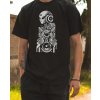 tekno alien motiv potisk dojezd obleceni triko cerne 23