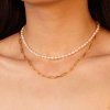 110827.80.F10 Simple Perlen Edelstahl Kette 2