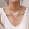 110827.80.F10 Simple Perlen Edelstahl Kette 4