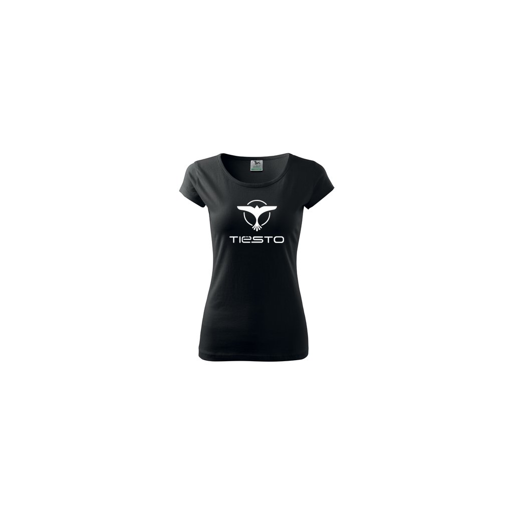 Dámské tričko Tiesto - (Barva černá, Velikost XS)