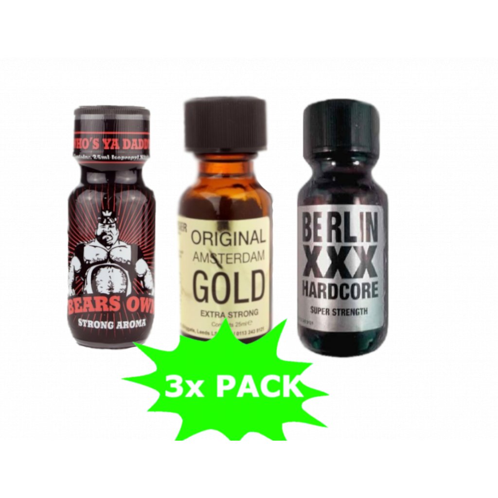 BIG 25ML POPPERS PACK | 3x mix