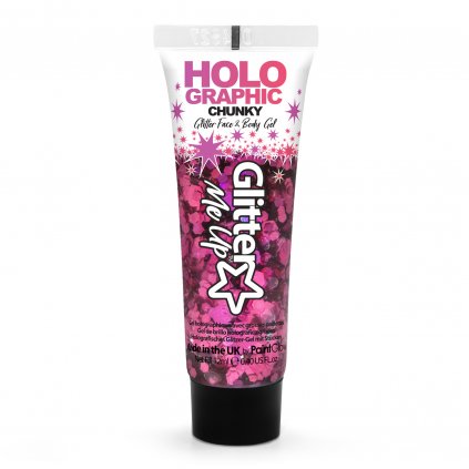 1019 velke gelove trpytky na tvar telo princess pink 12ml