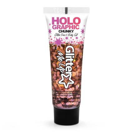 1025 velke gelove trpytky na tvar telo rose gold 12ml