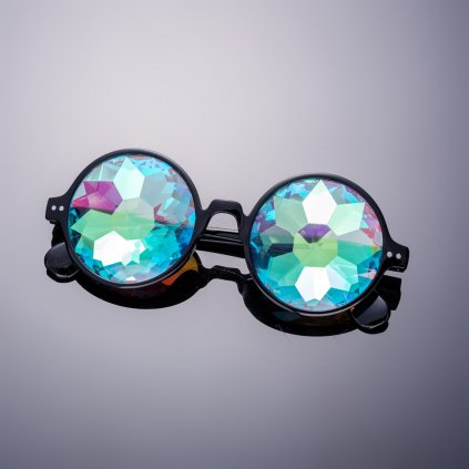 Kaleidoskopické brýle | Černé