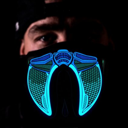 1115 rave kukla robot zvukove senzitivni