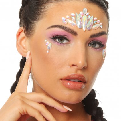 FJGPK104 Unicorn Glitz samolepici kaminky na tvar