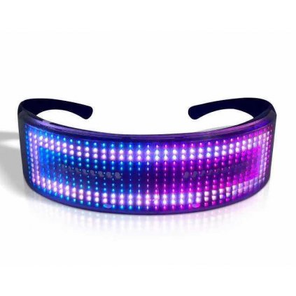 RAVE LED okuliare | Nastaviteľné cez Smartphone