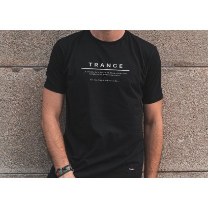 Prodloužené černé tričko | Trance 1.0