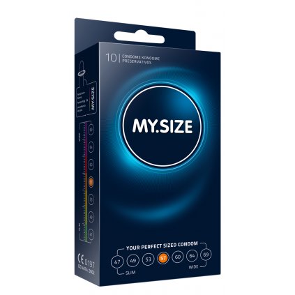 10x MY.SIZE kondomy | vel. 57 mm