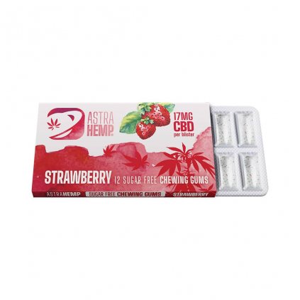 17mg cbd strawberry hemp chewing gum canna89 single (1)
