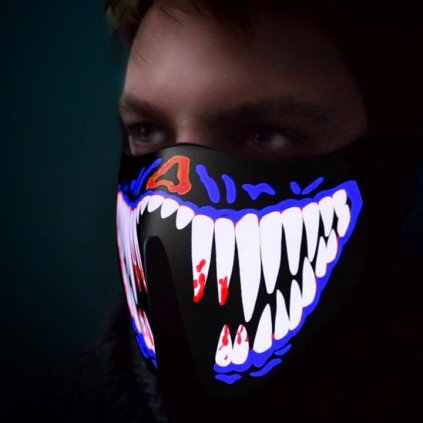 374 rave kukla teeth blue zvukove senzitivni