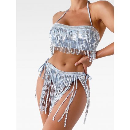 Flitrovaný bikiny set | Glare