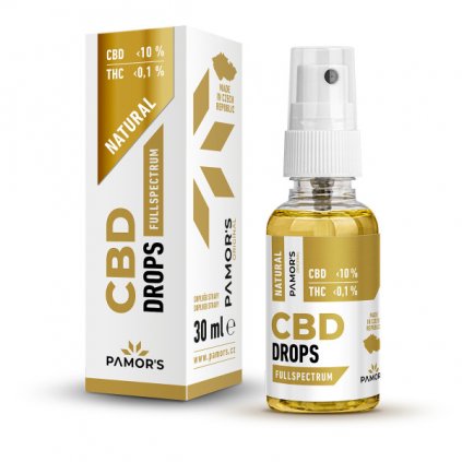 10% CBD kapky natural 30 ml