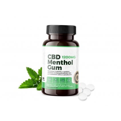 CBD žvýkačky 1200 mg 60 ks