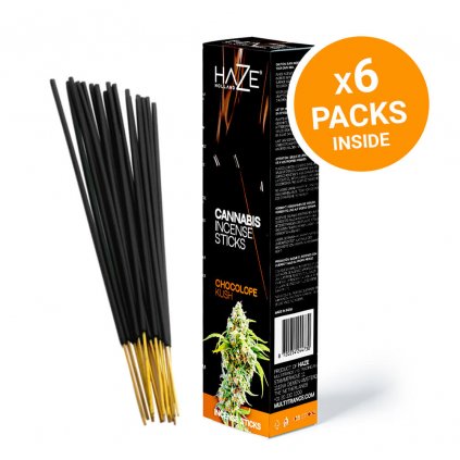 HaZe Cannabis Incense Sticks – Chocolope Kush Scented (6packs/display)