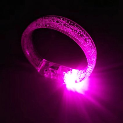Led bracelet pink