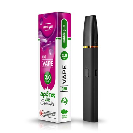 Aporex VAPE V2 CBD box bubble gum