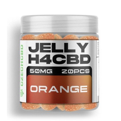 Jelly H4CBD 50mg 20ks | Pomeranč