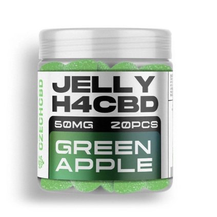 Jelly H4CBD 50mg 20ks | Zelené jablko