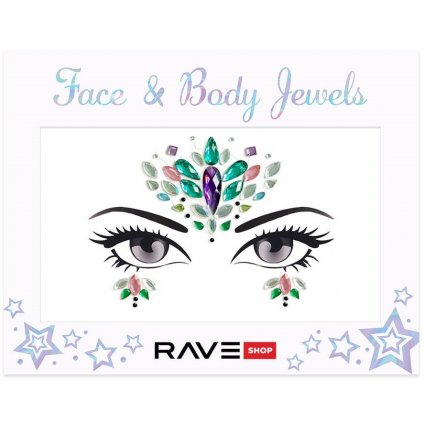 Samolepiace kamienky na tvár 2.0 | Multicolor