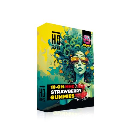 Heavens Haze 10-OH-HHC Gummies Strawberry 10pcs